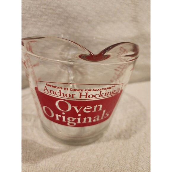 Anchor Hocking Oven Originals 4 Cup 1 Liter 1 Quart Glass Measuring Cup - Picture 3 of 15